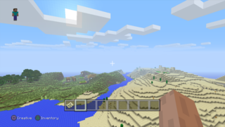 Minecraft screenshot comparison pits Xbox One vs. PS4