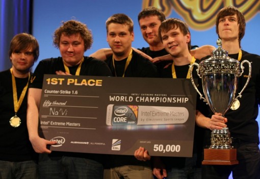 The top 40 five man Counter-Strike 1.0 to 1.6 line-ups, by prize money won in a single year